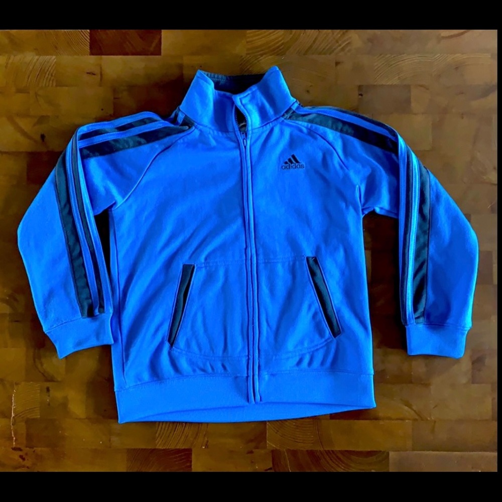 Boy size 6 Adidas Zip up.